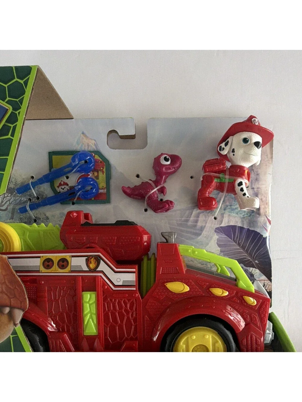 Spin Master PAW Patrol Dino Movie Marshall Dino Rescue Fire Truck Figure 3+